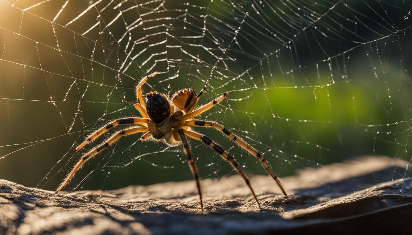 is seeing two spiders mating good luck