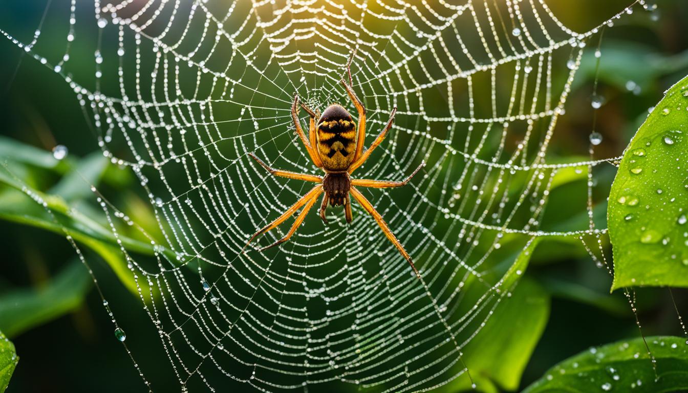 is seeing two spiders "mating" good luck