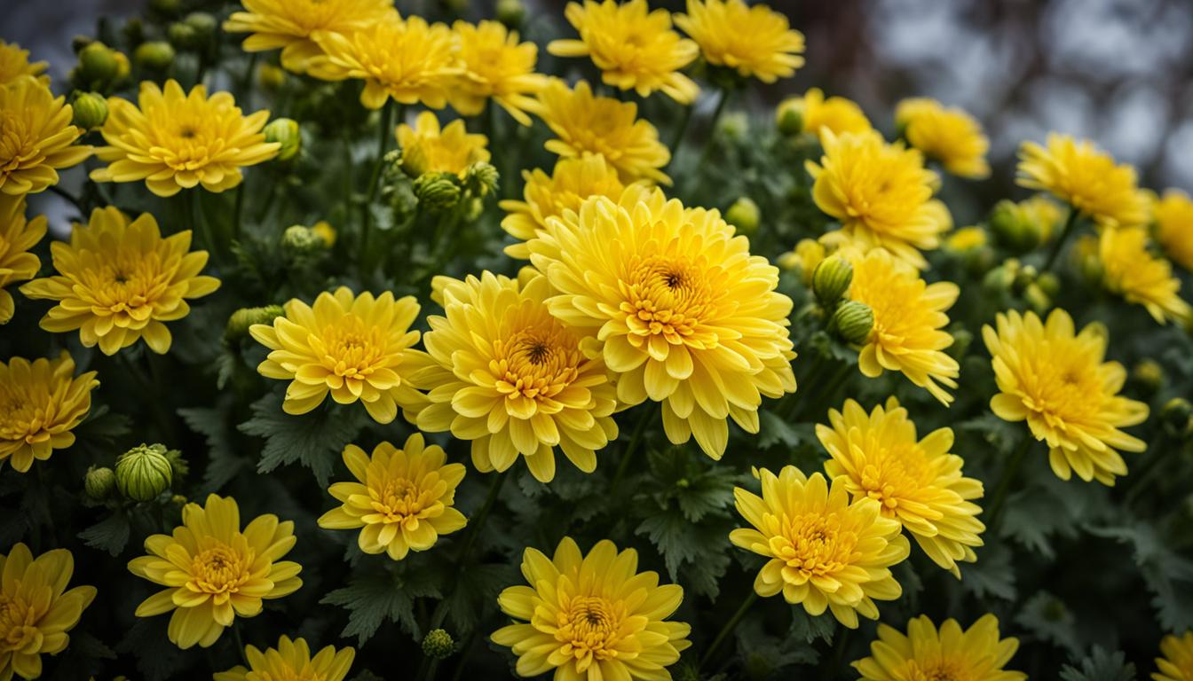 is the yellow chrysanthemum a good luck symbol for chinese new year?
