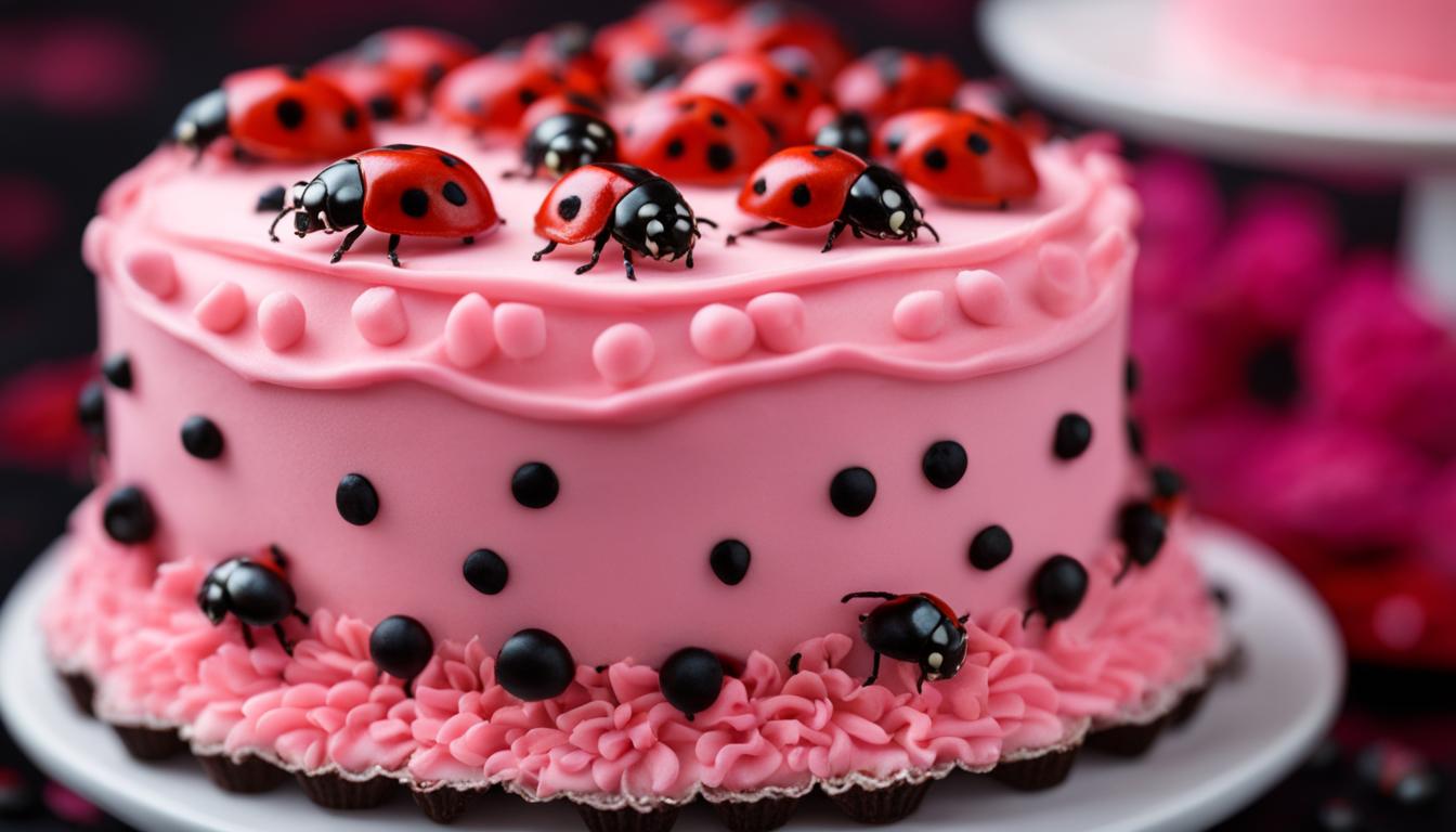 lady bugs in food is good luck?