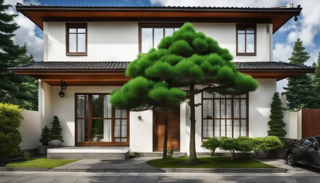 lucky direction to plant a pine tree