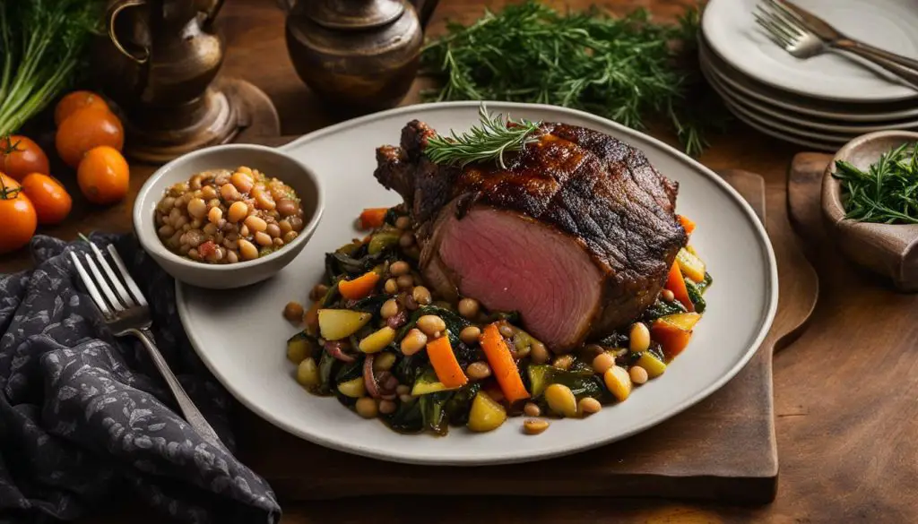 lucky food lamb
