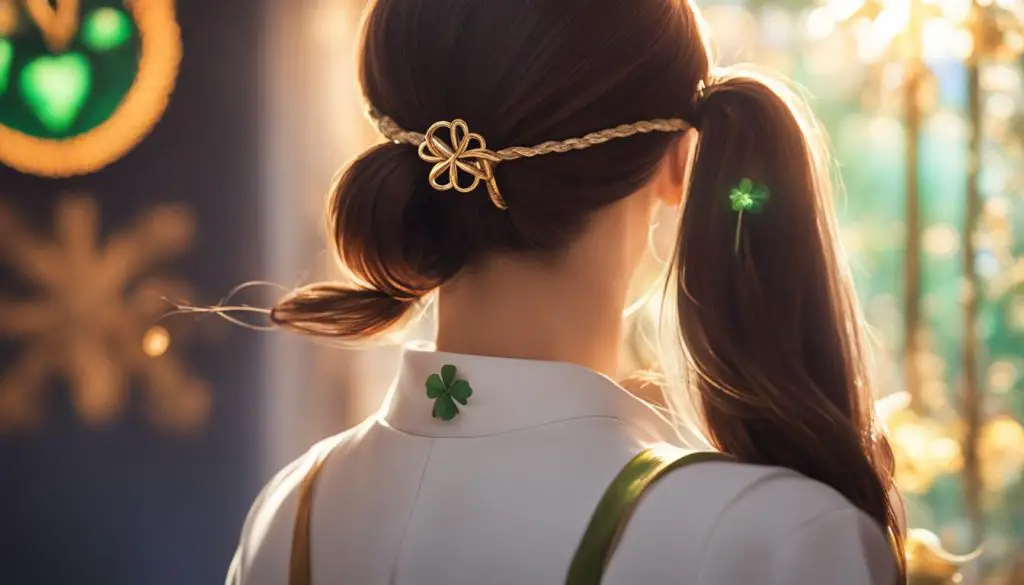 manifest luck with a hair tie