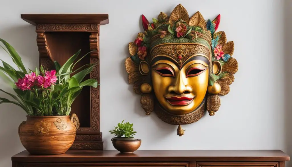 sacred spot for barong display