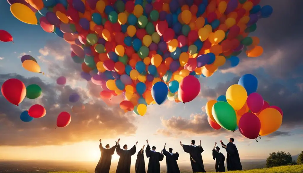 sending off wishes for graduates