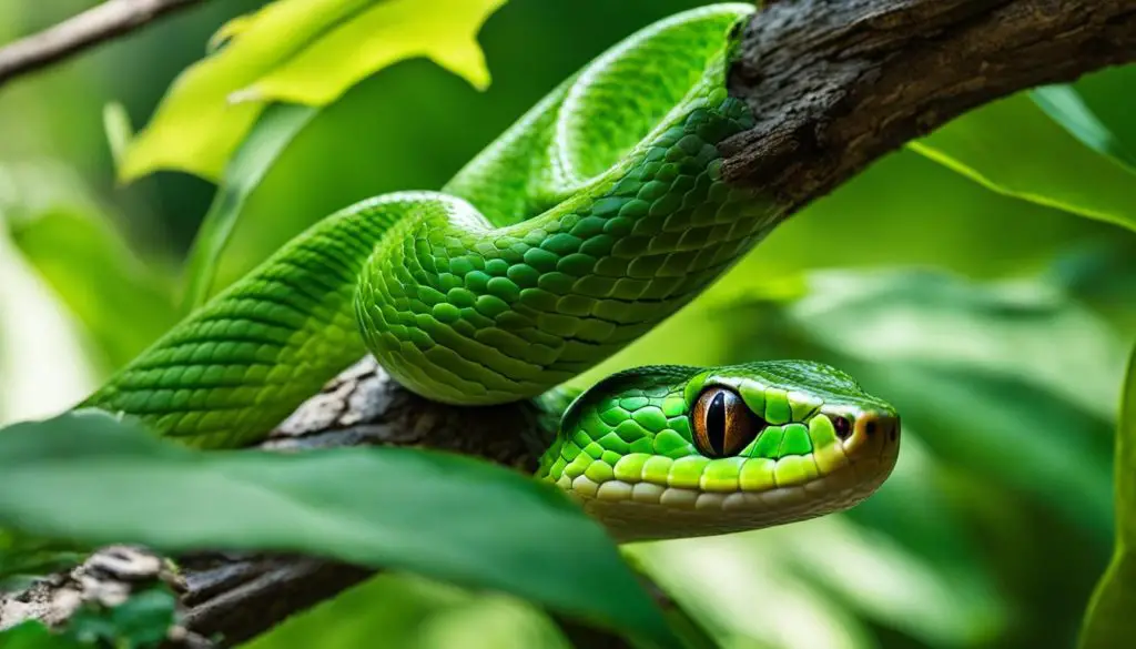 spiritual significance of green snakes