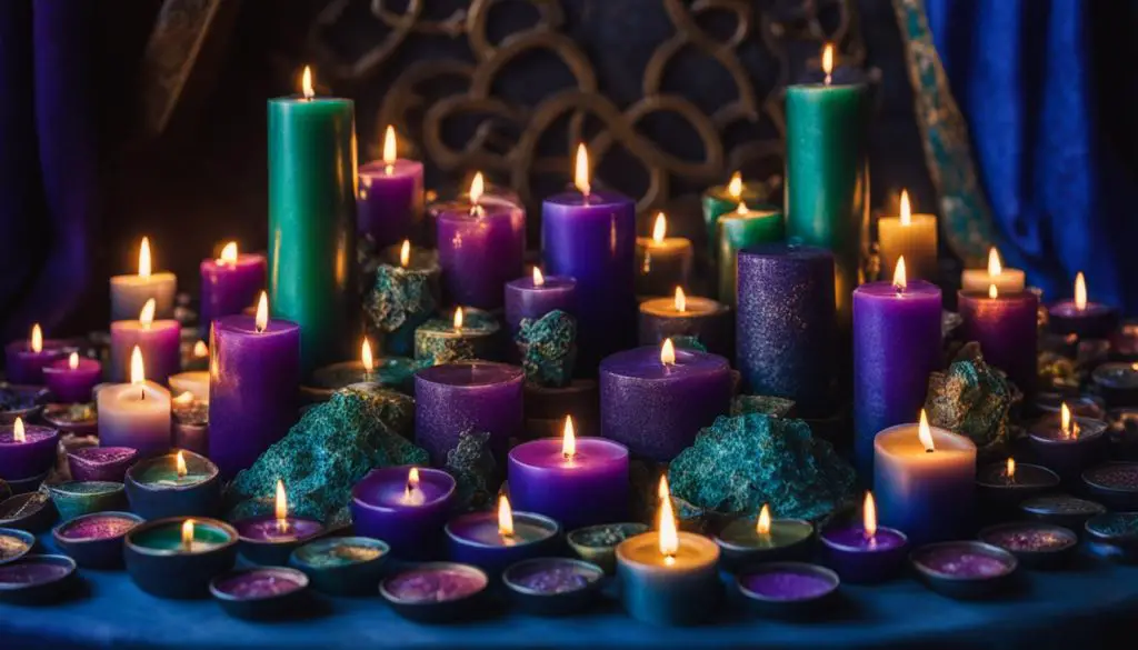 superstitions about candle colors