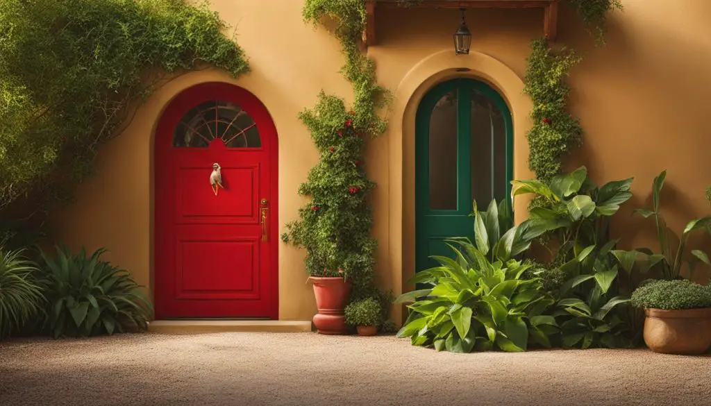 superstitions about red doors