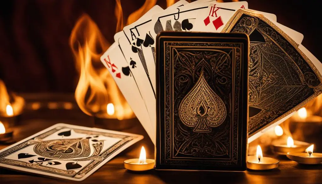 symbolism of lighting cards for luck
