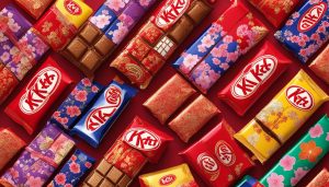 what candy bar is considered good luck in japan?