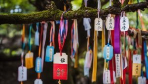 what do the japenese sacrifise for good luck