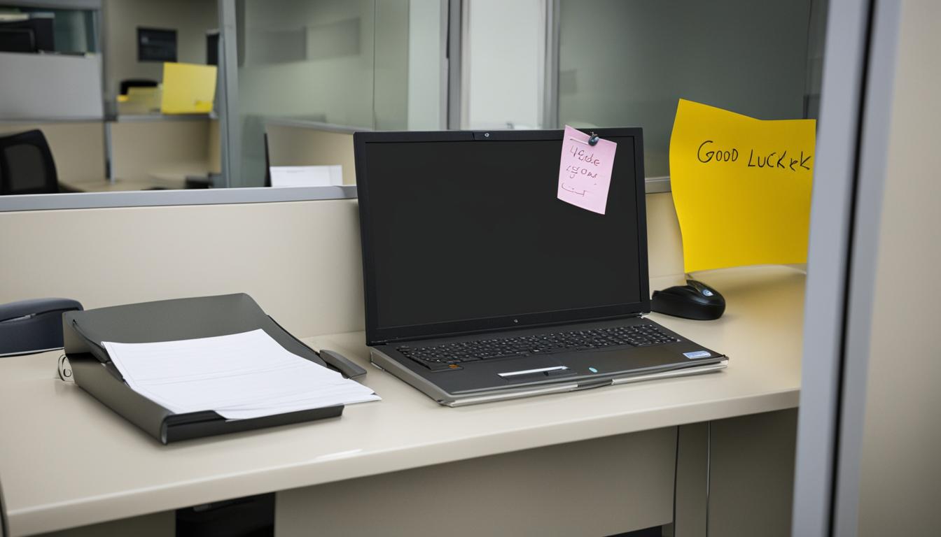 what does that mean when your co-workers tell you "good luck" after being fired