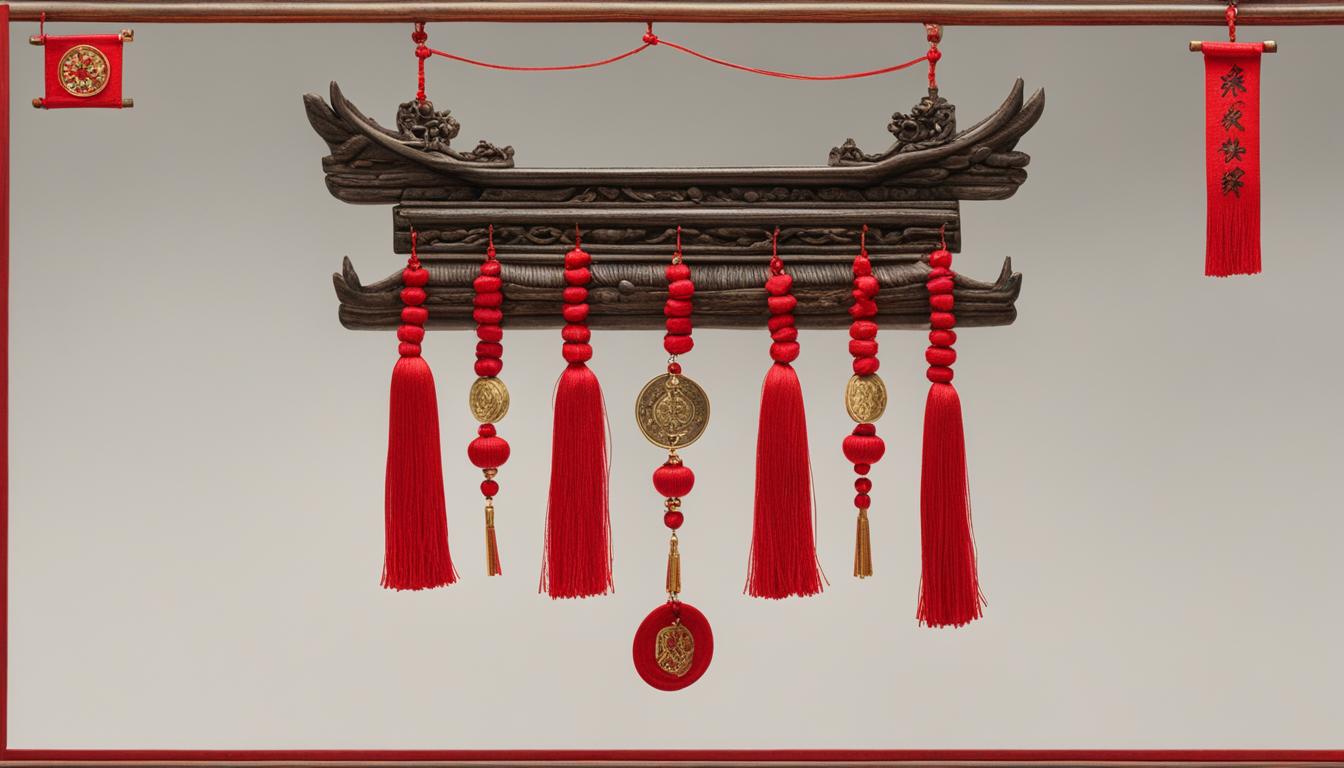 what feng-shui item to hang at front and back door of the house for good luck