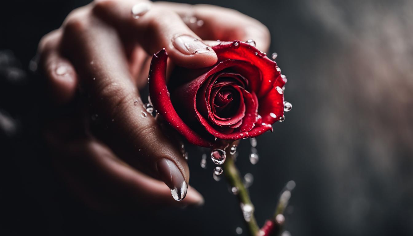what happens if you get pricked by a rose thorn good luck