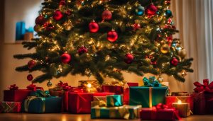 what is hidden under christmas tree for food good luck
