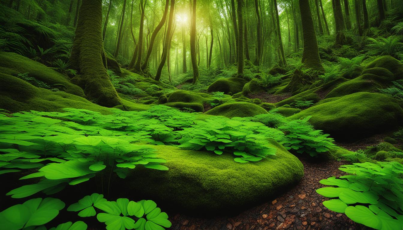 what plants mean good luck in the forest