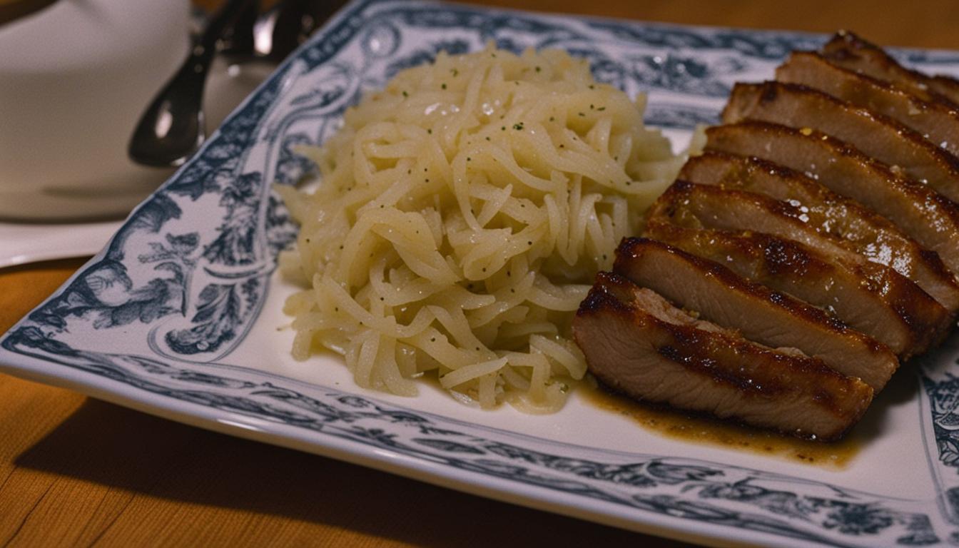 when do you eat pork and saurkraut for good luck