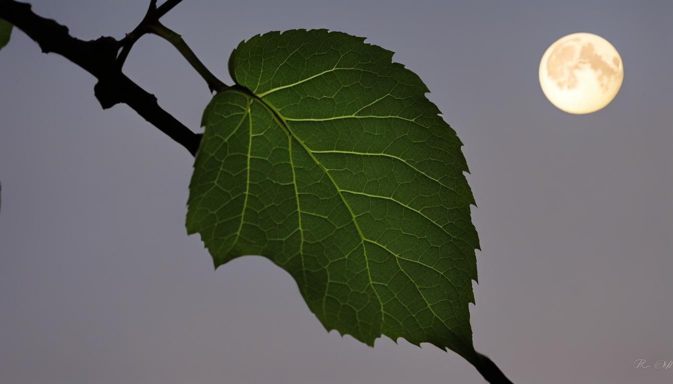 which leaf determines good luck if left out overnight