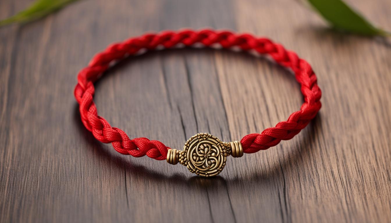 why does buddhist choose red bracelet as good luck?