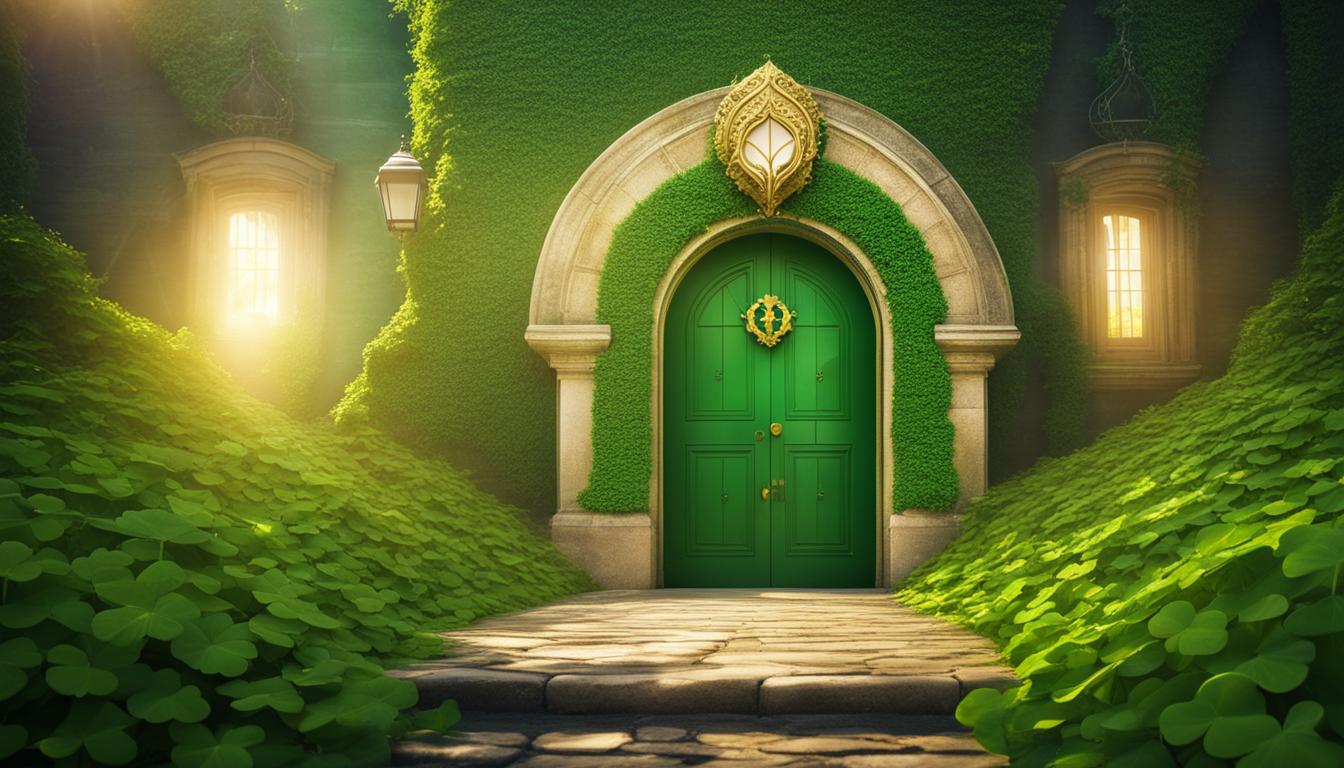 will a green door bring good luck