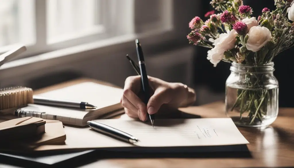writing thank you emails and letters